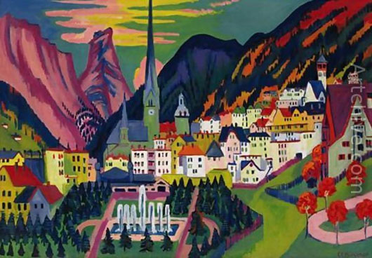 Davos, by Ernst Ludwig KIrchner 1925   