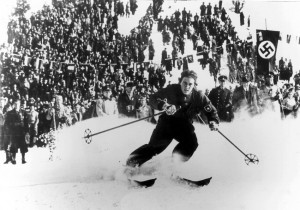 The German skier Christl Cranz at Garmisch